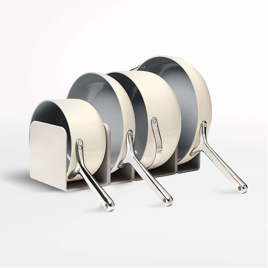 Utenzo Home 4-Piece Cream Ceramic Non-Stick Cookware Set